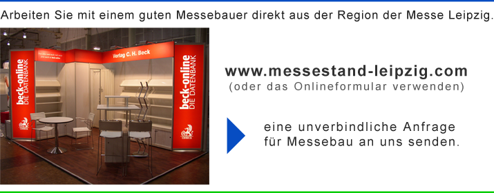 Messebau Angebote Leipzig